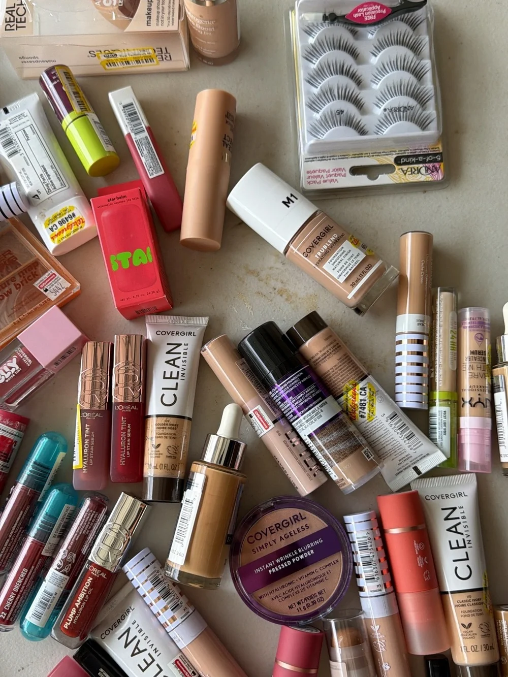 10pcs Assorted Women’s Makeup Collection — Pink, Red, Nude Shades - You choose